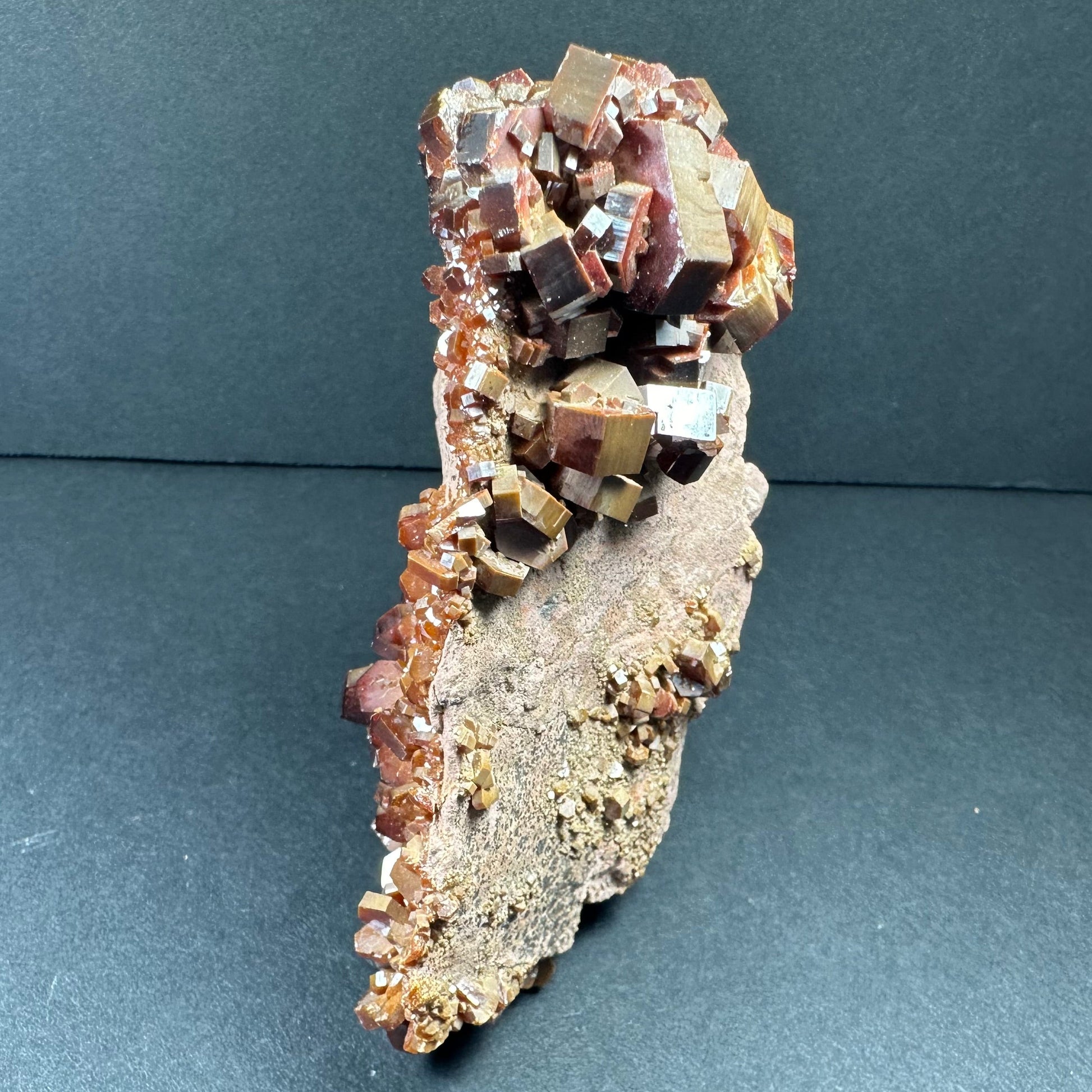 Vanadinite Cluster on Matrix from Mibladen, Morocco – Minerals