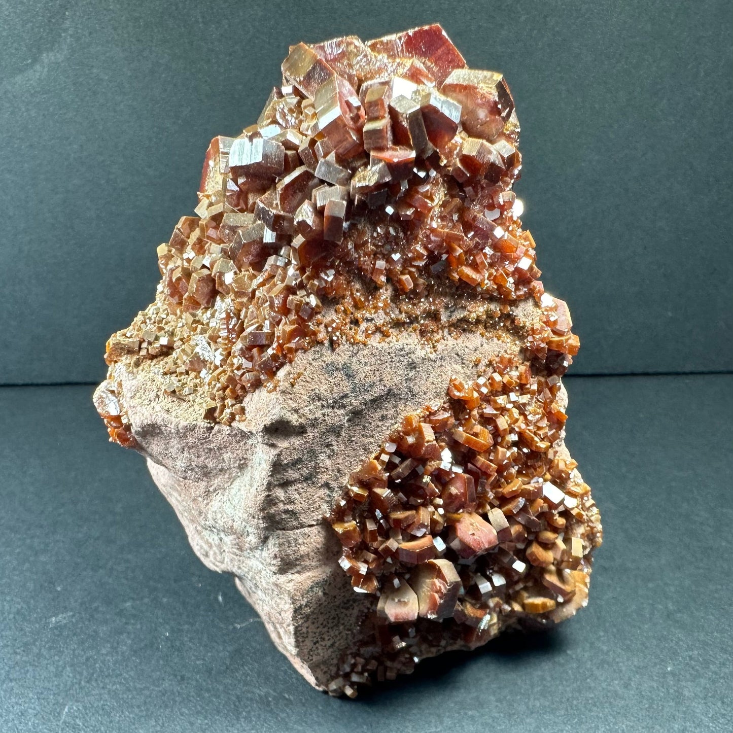 Vanadinite Cluster on Matrix from Mibladen, Morocco – Minerals