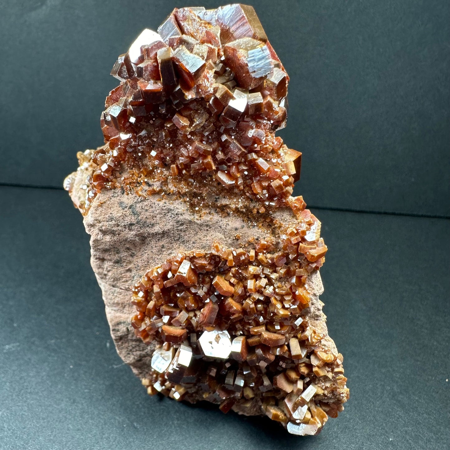 Vanadinite Cluster on Matrix from Mibladen, Morocco – Minerals
