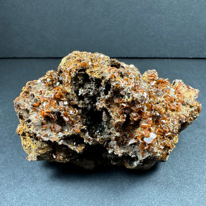 Wulfenite Cluster on Matrix from Maoniuping Mine, Sichuan, China – Minerals