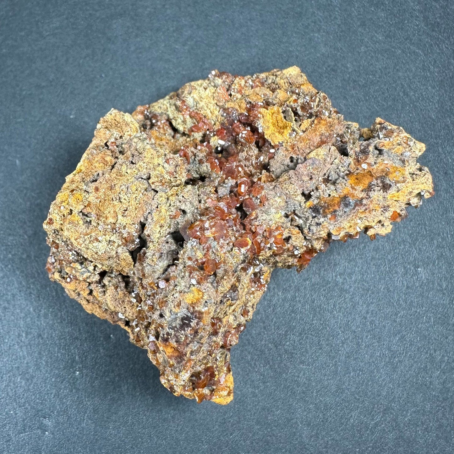 Wulfenite Cluster on Matrix from Maoniuping Mine, Sichuan, China – Minerals