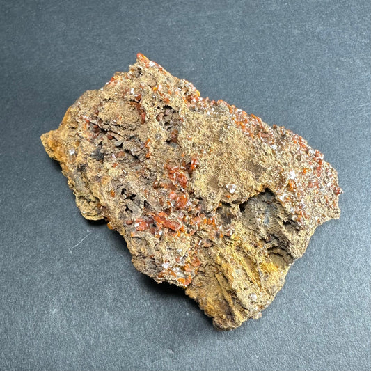 Wulfenite Crystals on Matrix from China