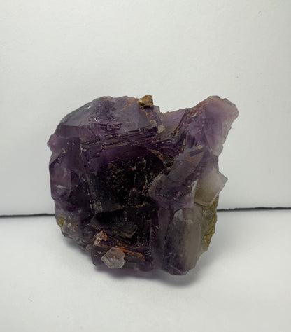 Purple Cubic Fluorite on matrix