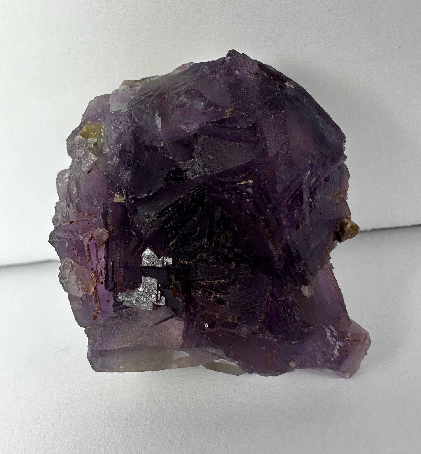 Purple Cubic Fluorite on matrix