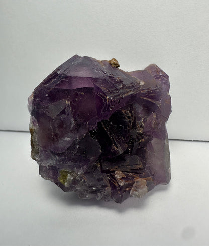 Purple Cubic Fluorite on matrix