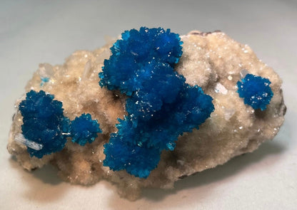 Cavansite with Stilbite on Matrix from Pune, Maharashtra, India – Minerals