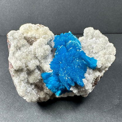 Cavansite with Stilbite on Matrix from Maharashtra, Pune, India – Minerals