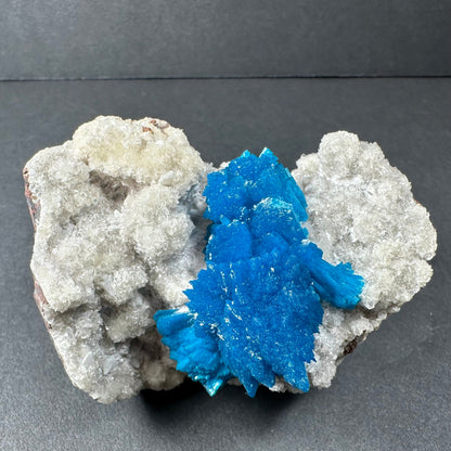 Cavansite with Stilbite on Matrix from Maharashtra, Pune, India – Minerals