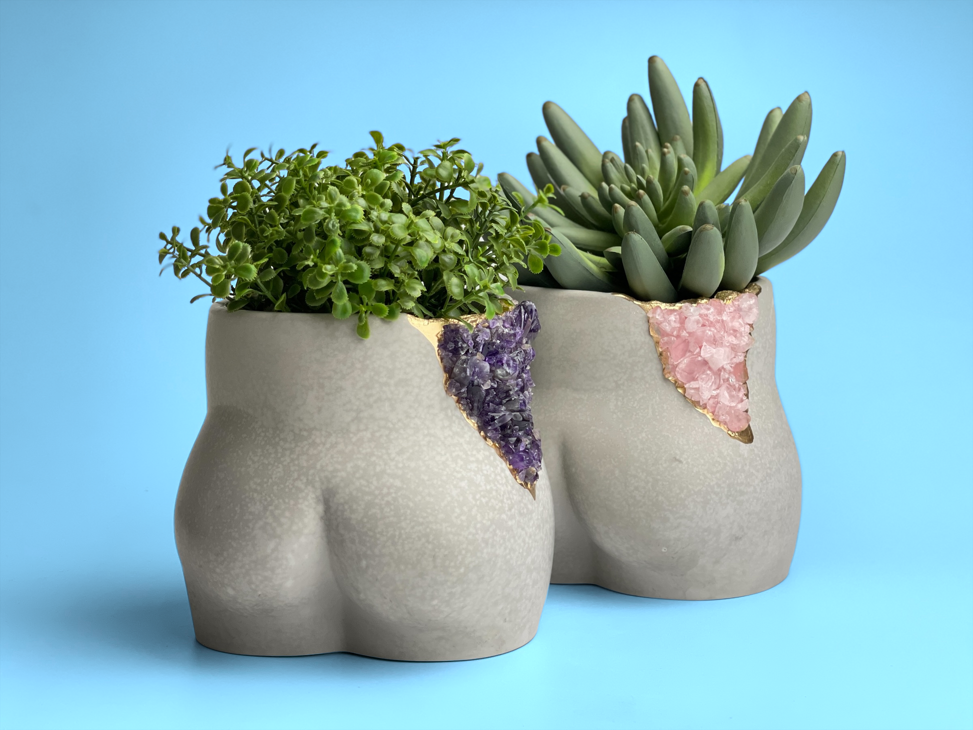 Rose Quartz Butt Planter – Planter