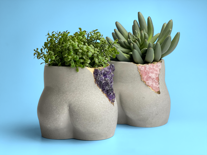 Rose Quartz Butt Planter – Planter