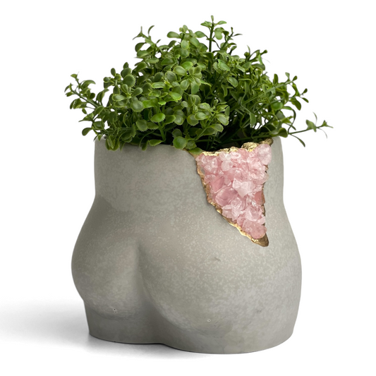 Rose Quartz Butt Planter – Planter