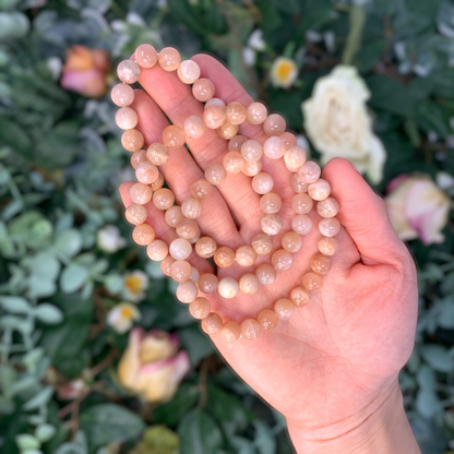 Sunstone Beaded Crystal Bracelet