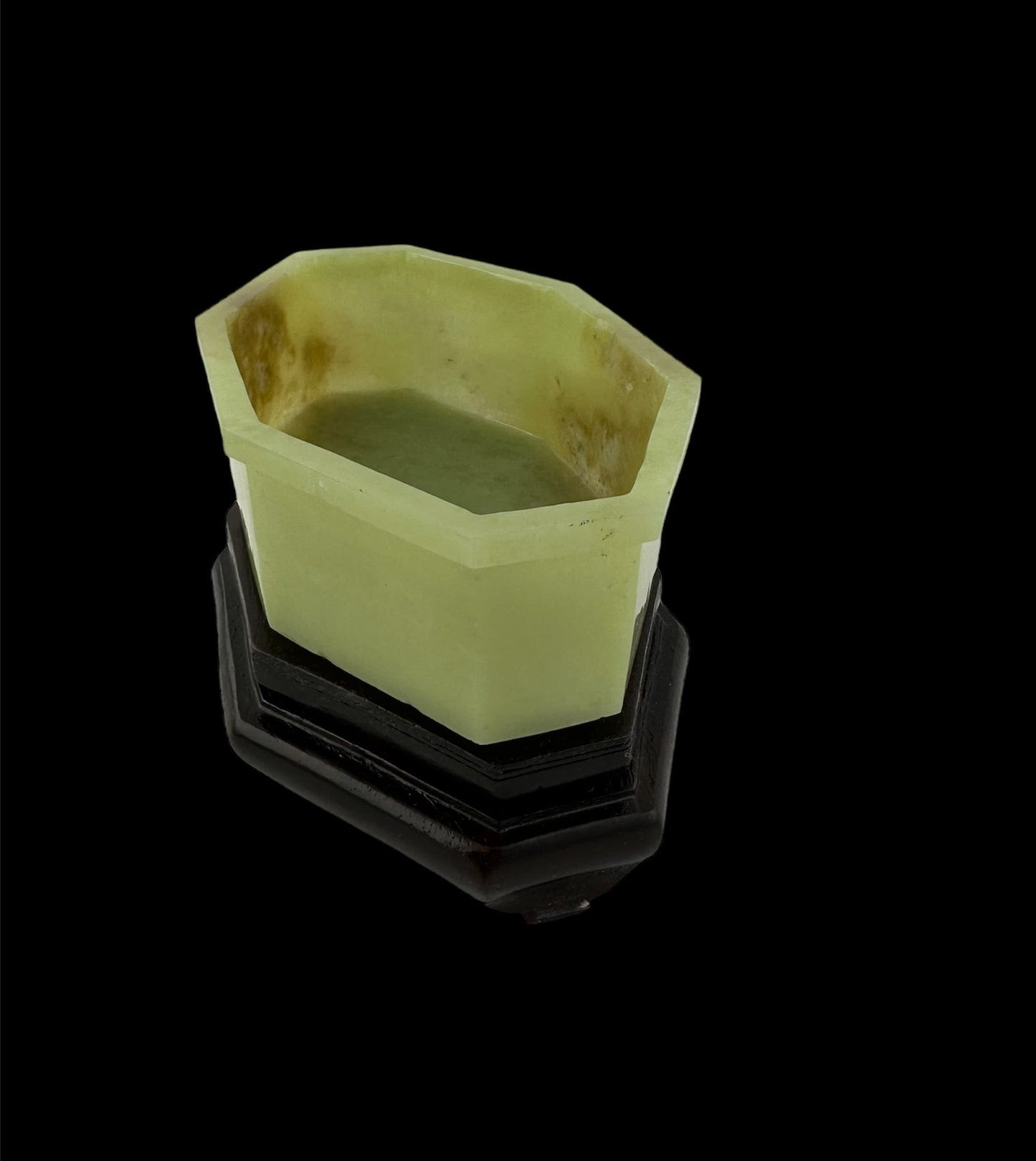 Vintage 1970 Korean Jade Bowl 5.95" – Hand Carved 1970s