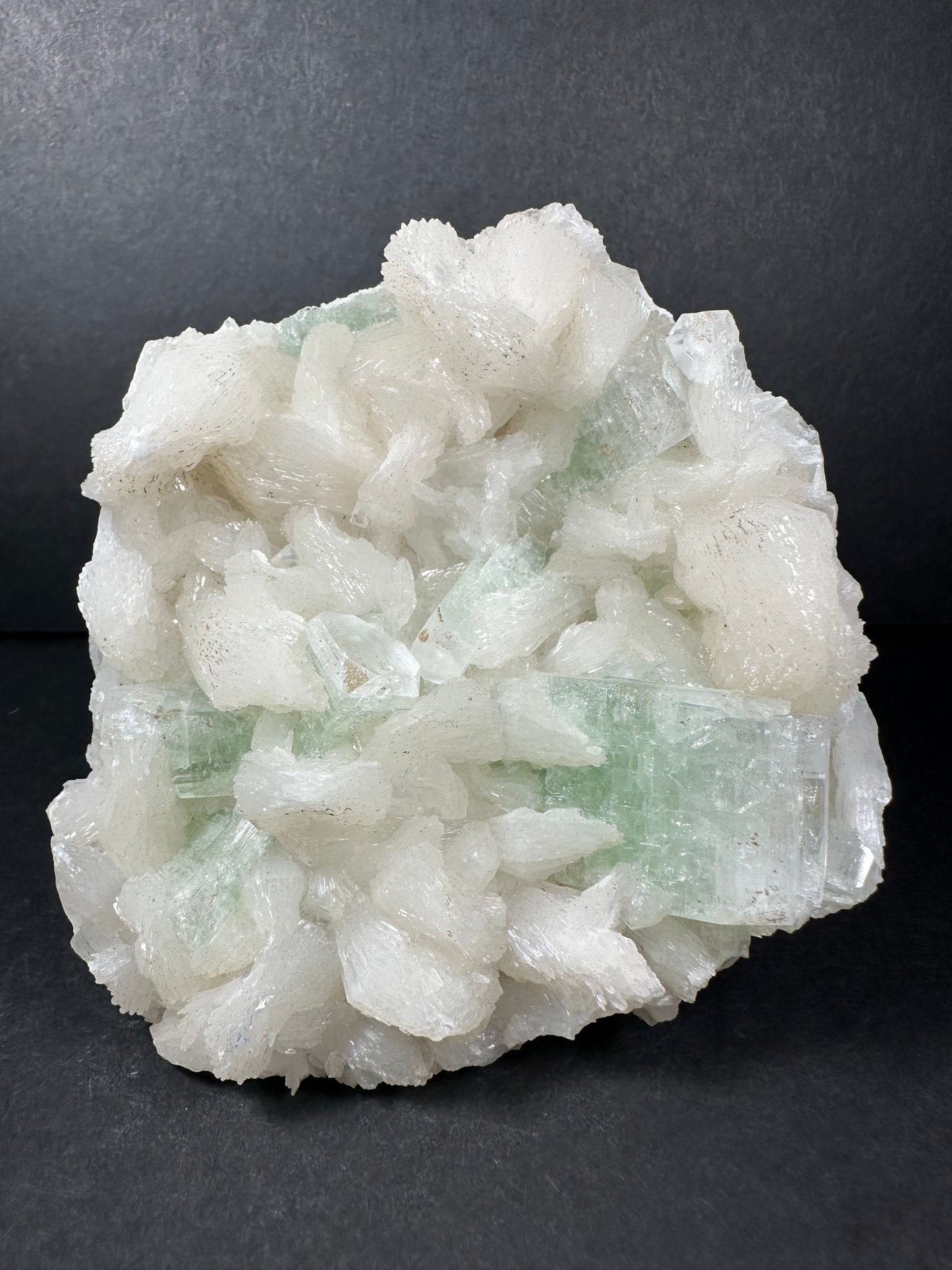 Light Green Apophyllite with Stilbite 260g