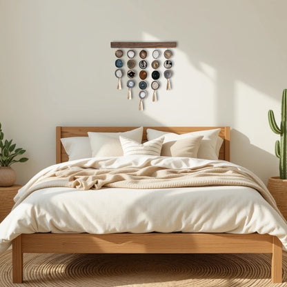 24-Inch Umber Uma Agate Wall Hanging