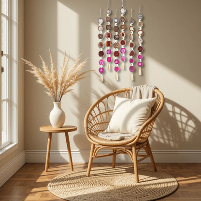 Sunset Ombre Agate Wall Hanging