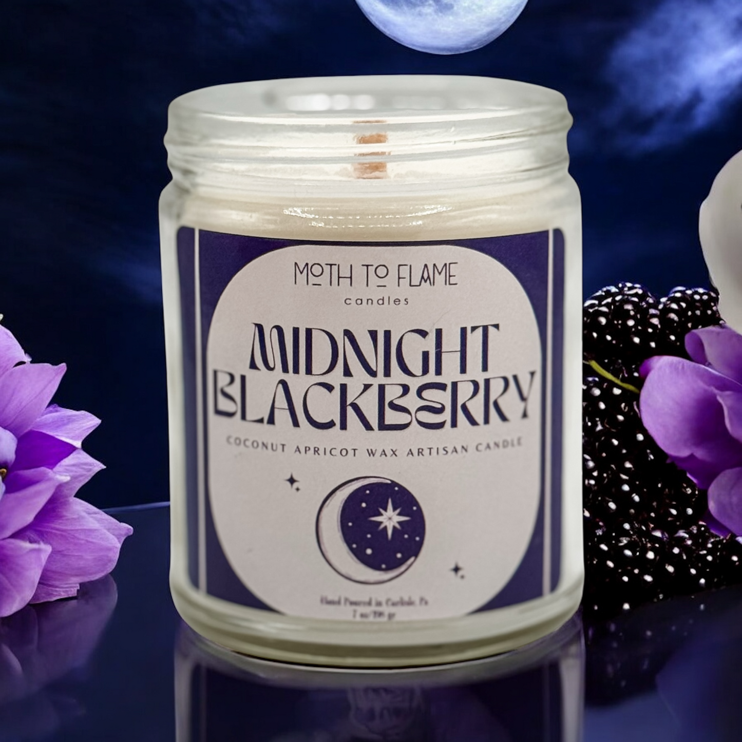 Midnight Blackberry – 7 oz - Blackberry, Champagne, Raspberry, Sugar Praline