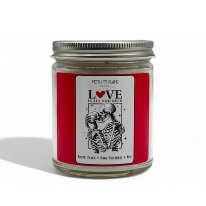 All You Need Is Love - 7oz - Peach, Patchouli, Dark Rum