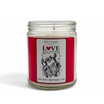 All You Need Is Love - 7oz - Peach, Patchouli, Dark Rum