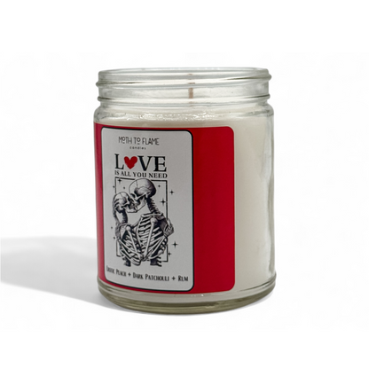 All You Need Is Love - 7oz - Peach, Patchouli, Dark Rum