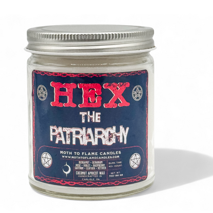 Hex the Patriarchy – 7 oz - Bergamot, Geranium, Saffron, Leather, Vetiver