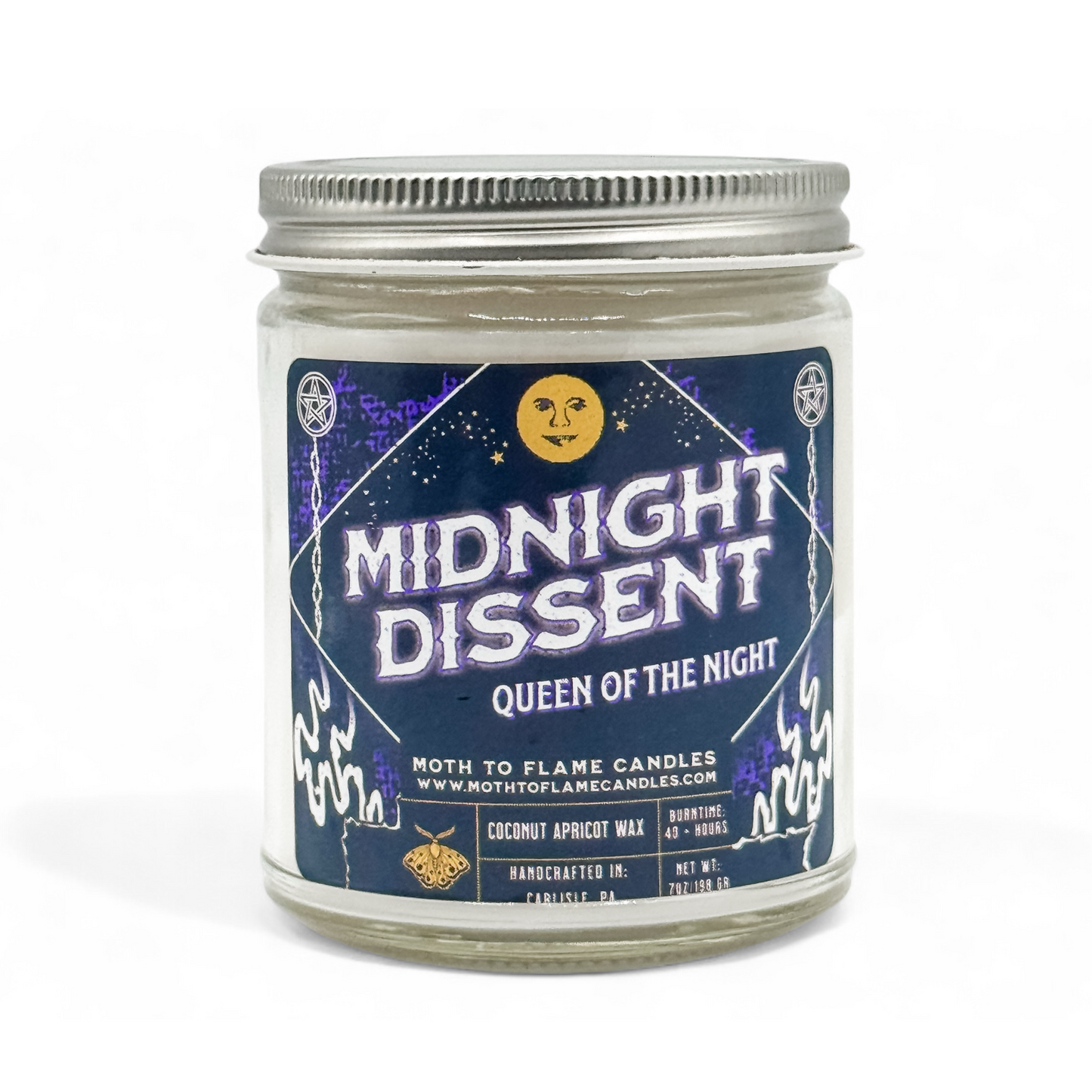 Midnight Dissent – 7 oz - Plum, Lily, Ylang Ylang, Patchouli, Cedar, Sandalwood