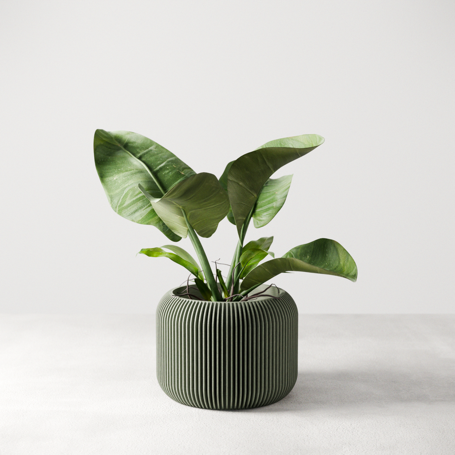 Orbis Planter – Muted Green Planter