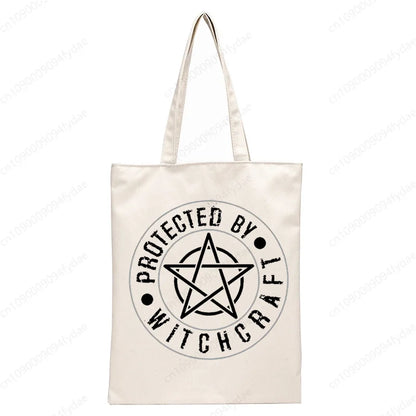 White Witch Tote Bags