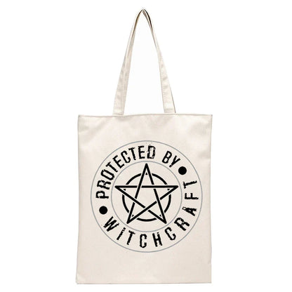 White Witch Tote Bags