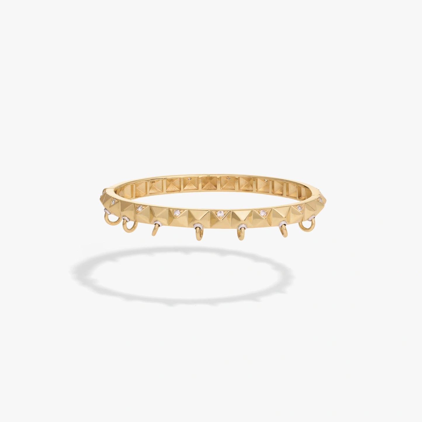 Sapphire Armor Hinge Cuff – 14K Gold Vermeil Bracelets