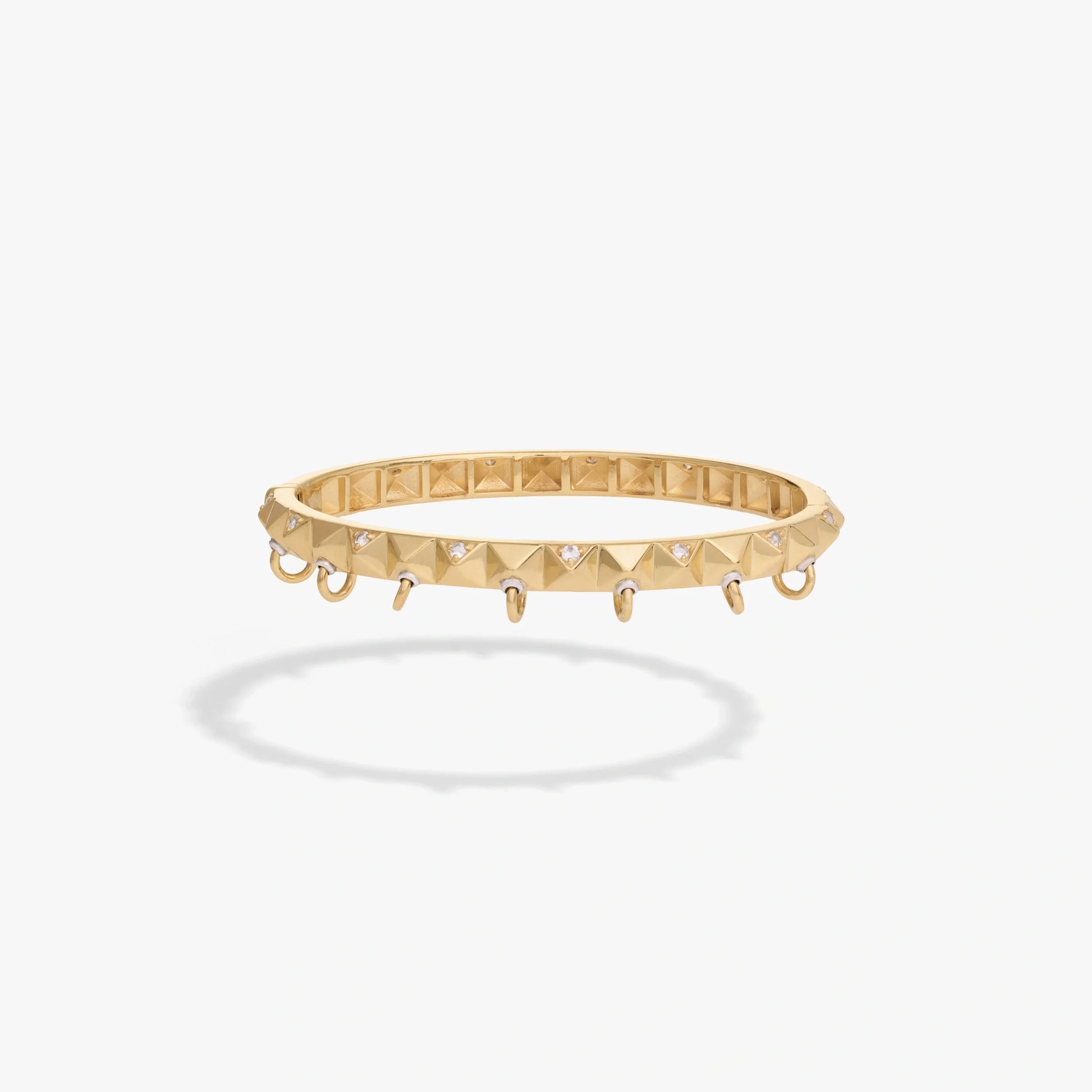 Sapphire Armor Hinge Cuff – 14K Gold Vermeil Bracelets