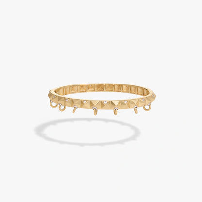 Sapphire Armor Hinge Cuff – 14K Gold Vermeil Bracelets