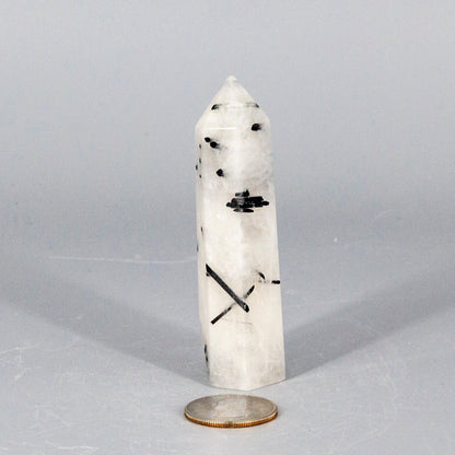 Quartz w/t Black Tourmaline Tower – Towers
