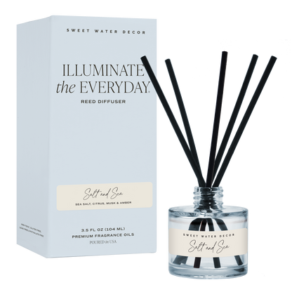 Salt & Sea Reed Diffuser - Ocean Citrus Amber – Reed Diffusers