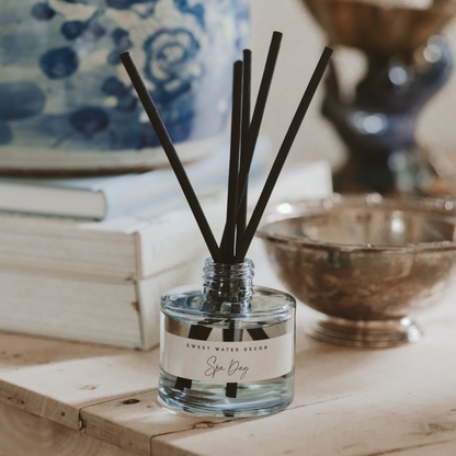Spa Day Reed Diffuser - Sea Salt Jasmine Wood – Reed Diffusers