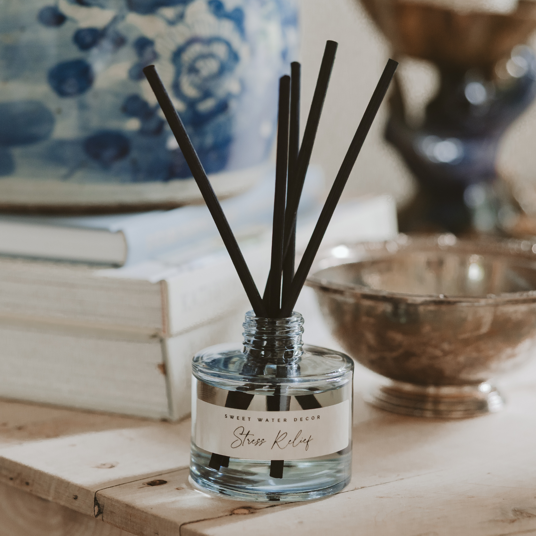 Stress Relief Reed Diffuser - Eucalyptus Lavender – Reed Diffusers