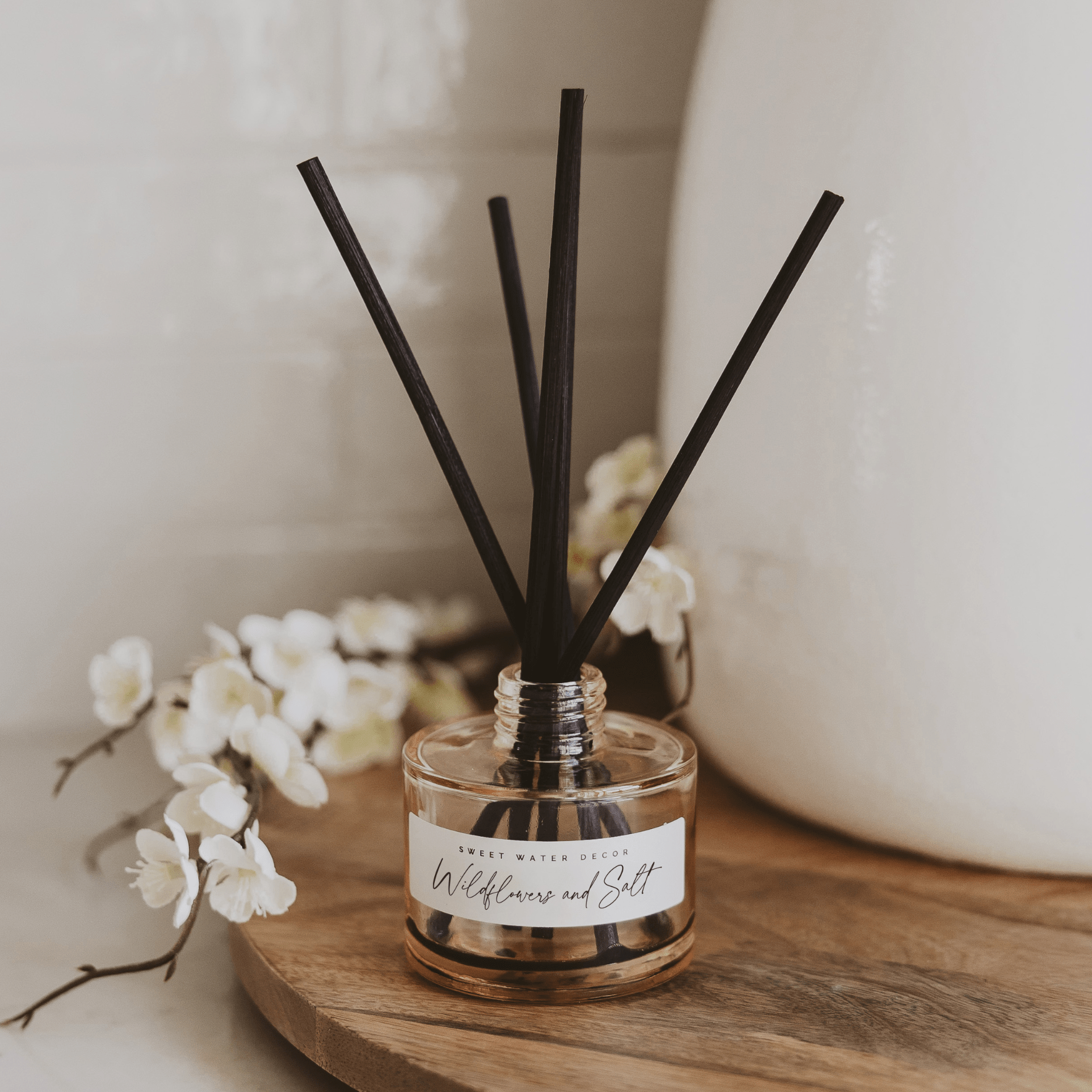 Wildflowers & Salt Reed Diffuser - Floral Sea Salt Amber – Reed Diffusers