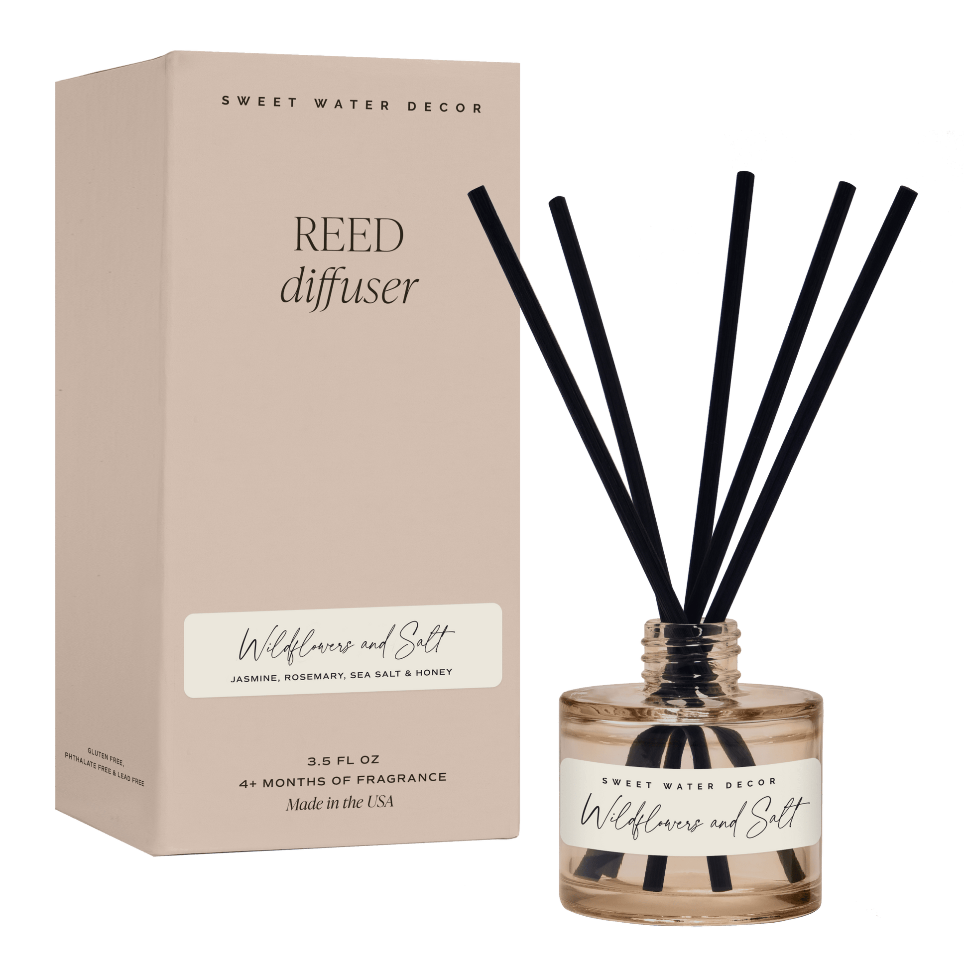 Wildflowers & Salt Reed Diffuser - Floral Sea Salt Amber – Reed Diffusers