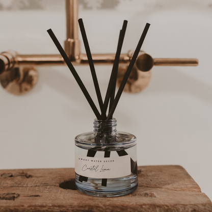 Coastal Lemon Reed Diffuser - Ocean Citrus Scent – Reed Diffusers