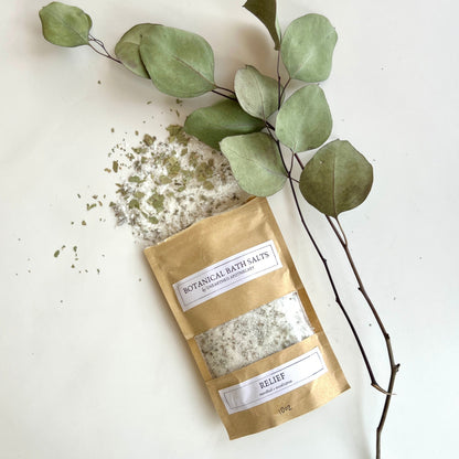 RELIEF - Menthol & Eucalyptus Botanical Bath Salts – Bath Salts