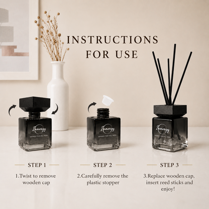 Christmas Morning Crystal-Infused Reed Diffuser, 100ml | Innergy – Reed Diffuser