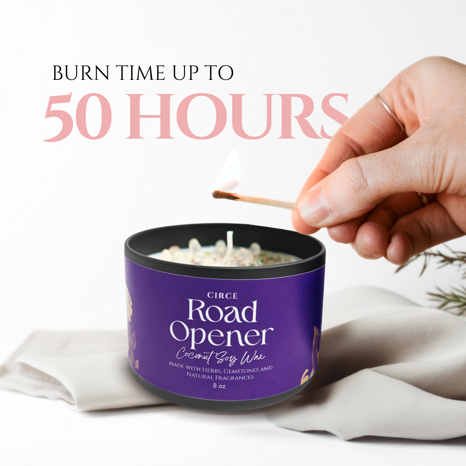 Road Opener Candle — 8‑oz Ritual to Remove Obstacles –