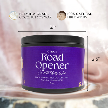 Road Opener Candle — 8‑oz Ritual to Remove Obstacles –
