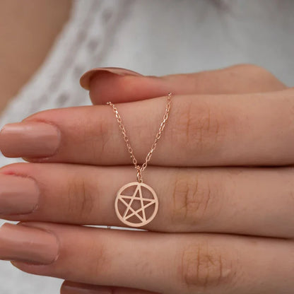 Pentacle Chain Necklace – necklace