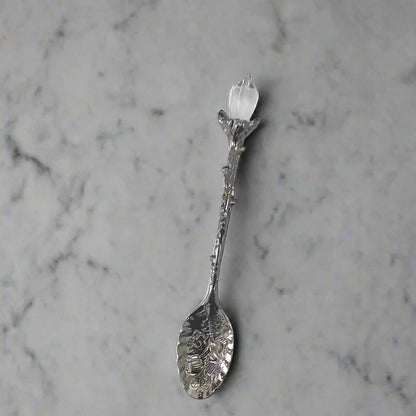 Clear Quartz Crystal Tea Spoons
