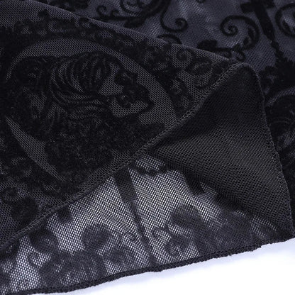 Lace High Waist Flare Pants