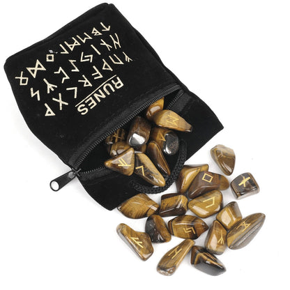 Crystal Runes Sets – Tigers Eye Runes