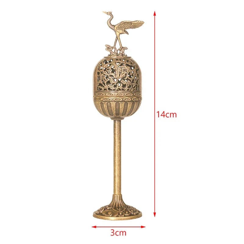 Magpie Hollow Lamp Sandalwood Fragrance Censer Smoking Backflow Incense Holder Tea House Ornaments Study Room Home Decor