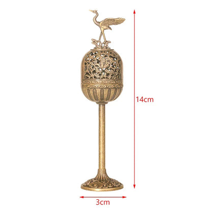 Magpie Hollow Lamp Sandalwood Fragrance Censer Smoking Backflow Incense Holder Tea House Ornaments Study Room Home Decor