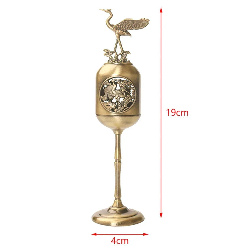 Magpie Hollow Lamp Sandalwood Fragrance Censer Smoking Backflow Incense Holder Tea House Ornaments Study Room Home Decor